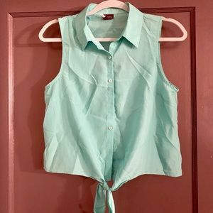 Teal Urban Outfitters Top